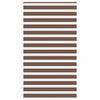 VidaXL Store Zèbre Marron 135x200cm Largeur Du Tissu 130,9cm Polyester, Store À Enrouleur Zébré, Store Zébré Pour Fenêtre, 4014372