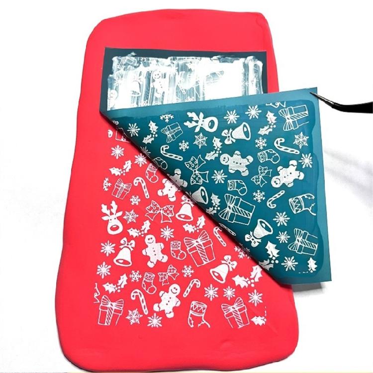 Heart Silk Screen Stencil Clay Silkscreen Print for DIY Printing Earring Scraper
