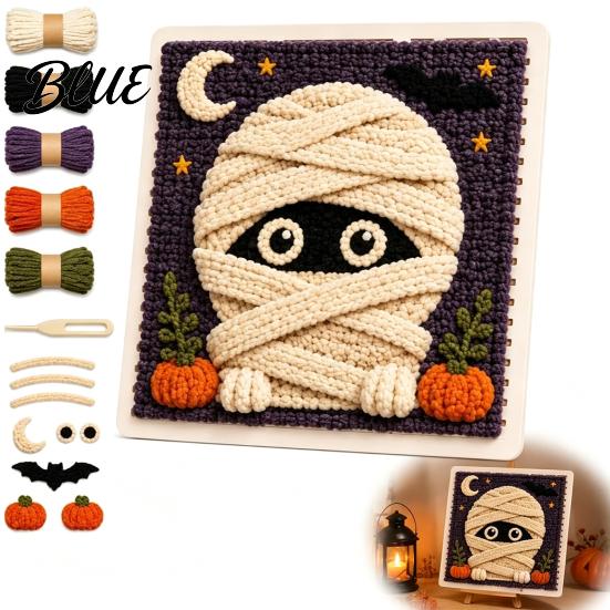 DIY Crochet Decoration for Decoration Kit Halloween Weaving Painting Set Fabric Christmas Kit Beginner Handmade