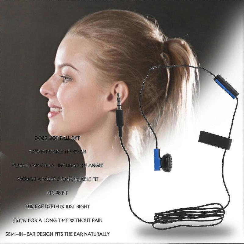 Headset Earbud Microphone Earpiece For Ps4 Controller Headphones_Gift Of G