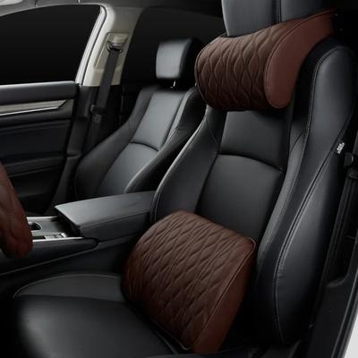 Supporto lombare per poggiatesta dell'auto in memory foam Supporto lombare vertebrale Cuscino per collo per auto Cuscino per schiena Accessori interni per auto da ufficio