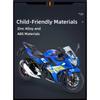 1/12 Suzuki GSX-250R Toy Motorcycle Miniature Model Off-Road Motorbike Racing Sound & Light Diecast Collection Gift Boy