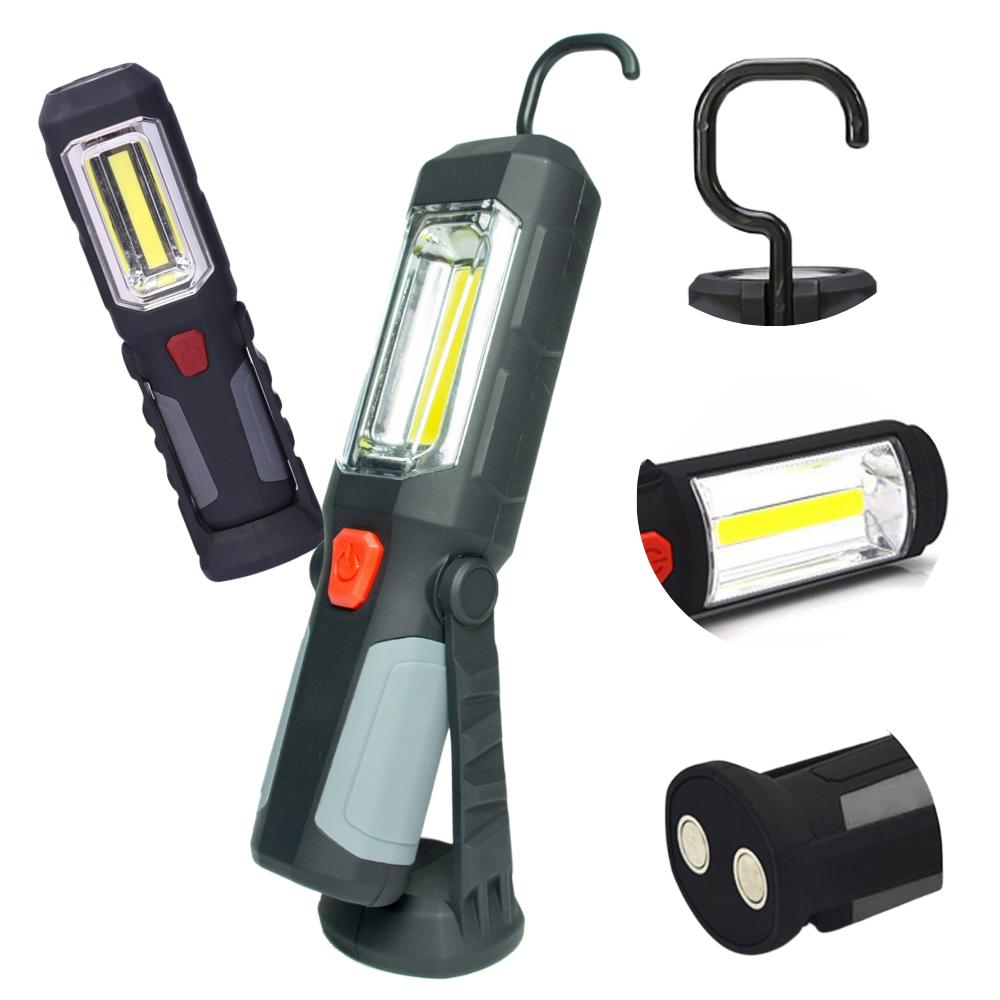 Workshop Flashlight, Magnet, LED Lamp, Batteries, Strong, Garage, Father's Day