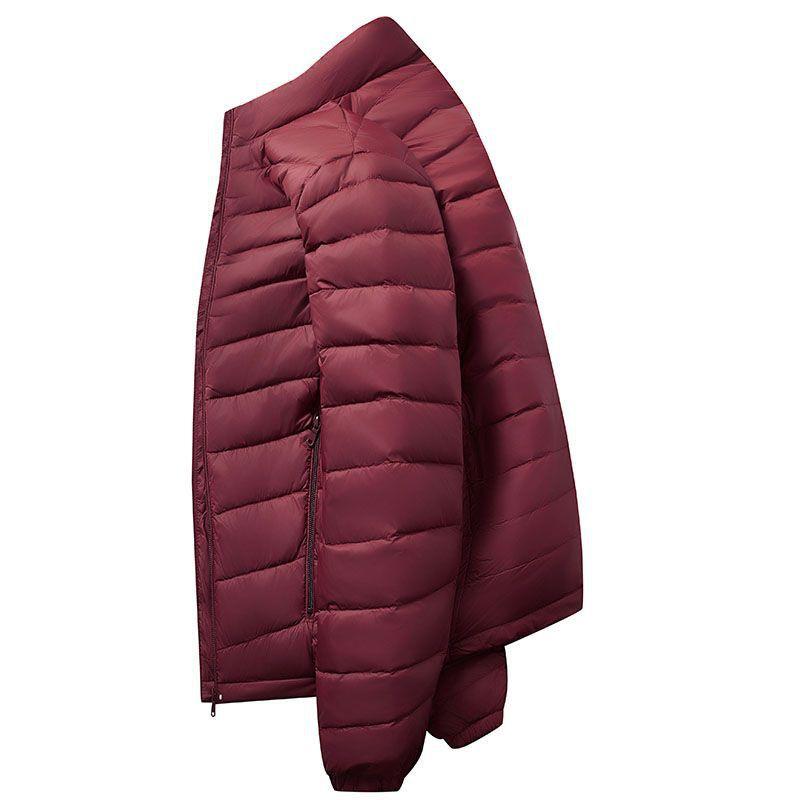 Lightweight Down Jacket Men Women XL Plus Size Warm Winter Coat Urban Style Stand Collar