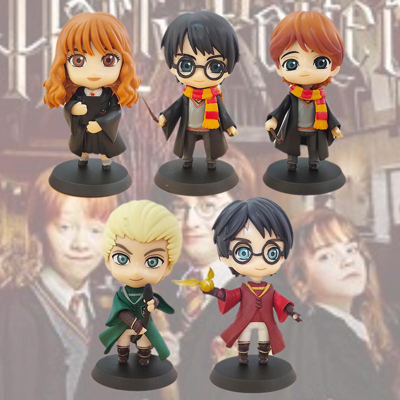 Exquisite 5pcs Harry Potter Characters Doll Set Featuring Hermione Potter And Ron For Collectors