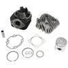 Cylinder Piston Gasket Kit, Cylinder Top End Rebuild Kit 47mm Bore 11pcs Aluminum Alloy