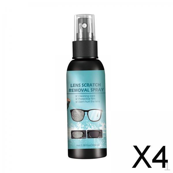 

4x Средство для удаления царапин с линз очков Профессиональный уход за очисткой Очиститель для очков