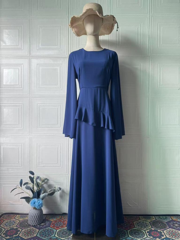Elegant 2025 Autumn Long Sleeve Slim Fit Waist-cinching Dress for Women