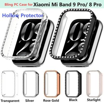 PC Protector Case For Xiaomi Smart Band 9 Pro Semi Coverage Bumper For Mi Band 9 Pro Shell Strap Accessory No Screen Protector
