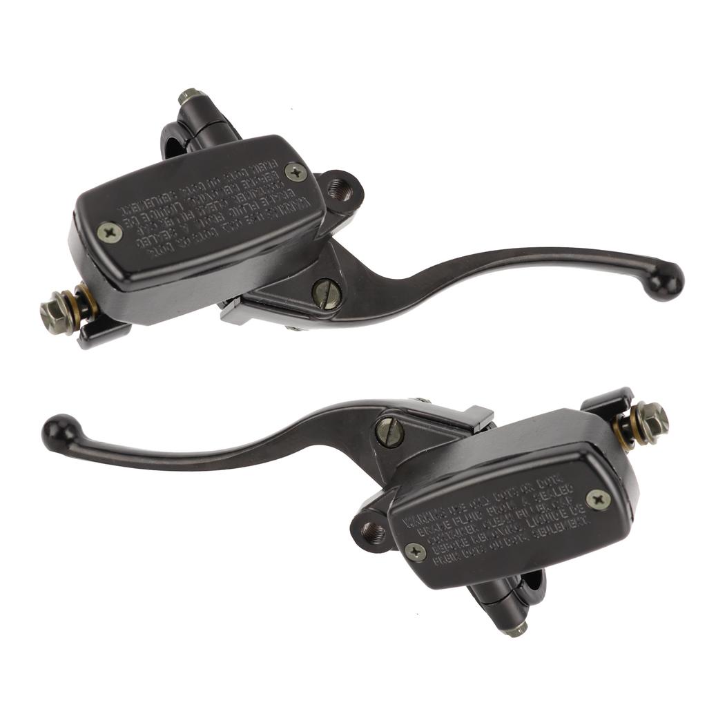 Motorcycle Hydraulic Brake Clutch Master Cylinder Lever Black CNC Aluminum Alloy for 7 8in Handlebars