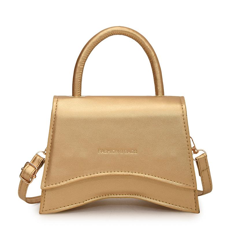 Korean version of foreign style retro ins style trend small square bag women's simple fashion solid color casual light luxury messenger bag