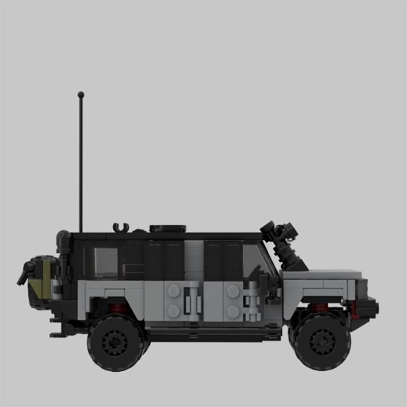 MOC-XM71 8-grid off-road vehicle electronic drawing puzzle building block unmanned child 269 pieces