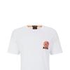 HUGO BOSS T-Shirts Men's White Crew Neck Moderate Straight Fit 50491723-100