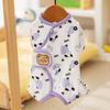 Bear sticker autumn and winter warm cat dog clothes Bigbear puppy hairless cat belly four-legged clothing pet clothing