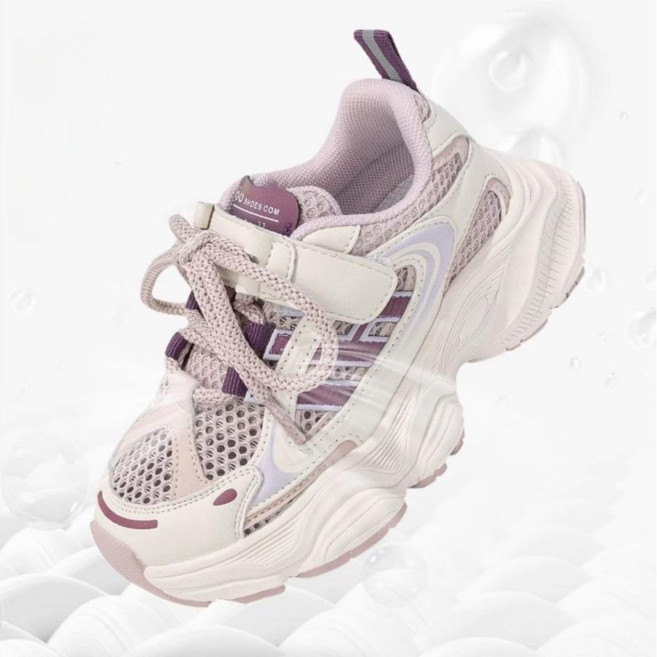 Summer Girls Chunky Sneakers Single Layer Breathable Mesh Sports Shoes for Big Kids Spring Summer
