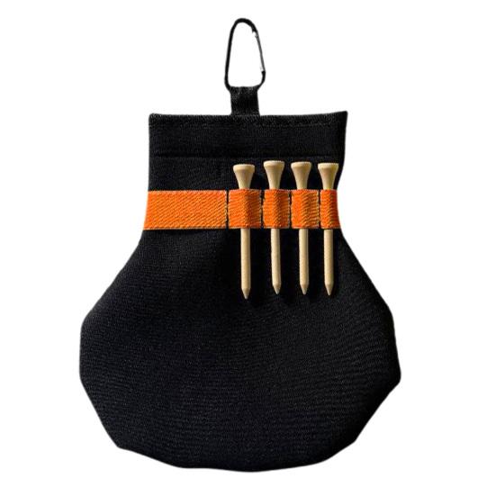 Suport Tee pentru Minge de Golf Neopren Husă pentru Minge de Golf cu Clip Geantă de Transport Portabilă Accesorii Golf pentru Jucători de Golf