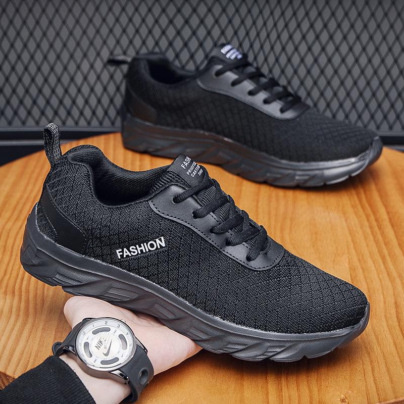 Mesh breathable casual sneakers with head lining Large size lightweight