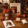 Christmas Hat Making Kit Highland Cow Crochet Kit, Halloween Pumpkin Spider Hood Handmade Winter Headwear DIY Craft for Adults Teens Diy