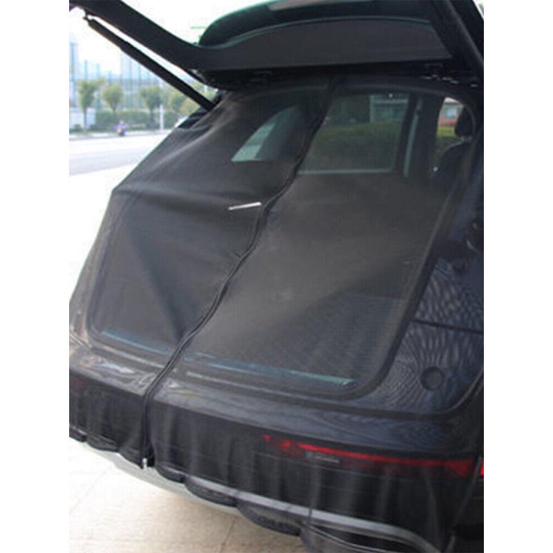 Car Mosquito & Insect Screen Magnetic Sunshade for Trunk Ventilation S Tailgate Screen (Rod Spacing 100-115CM) чёрный