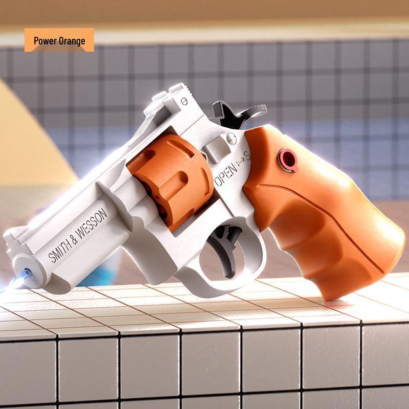 Kids  Revolver Water Gun - Simulated Continuous Spray for Water Fights