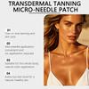Self-Tanning Patches for Summer Outdoor Use, Breathable Skin-Friendly Tanning Patches, Natural Bronze Color, Lightweight and Adhesive 7pcs