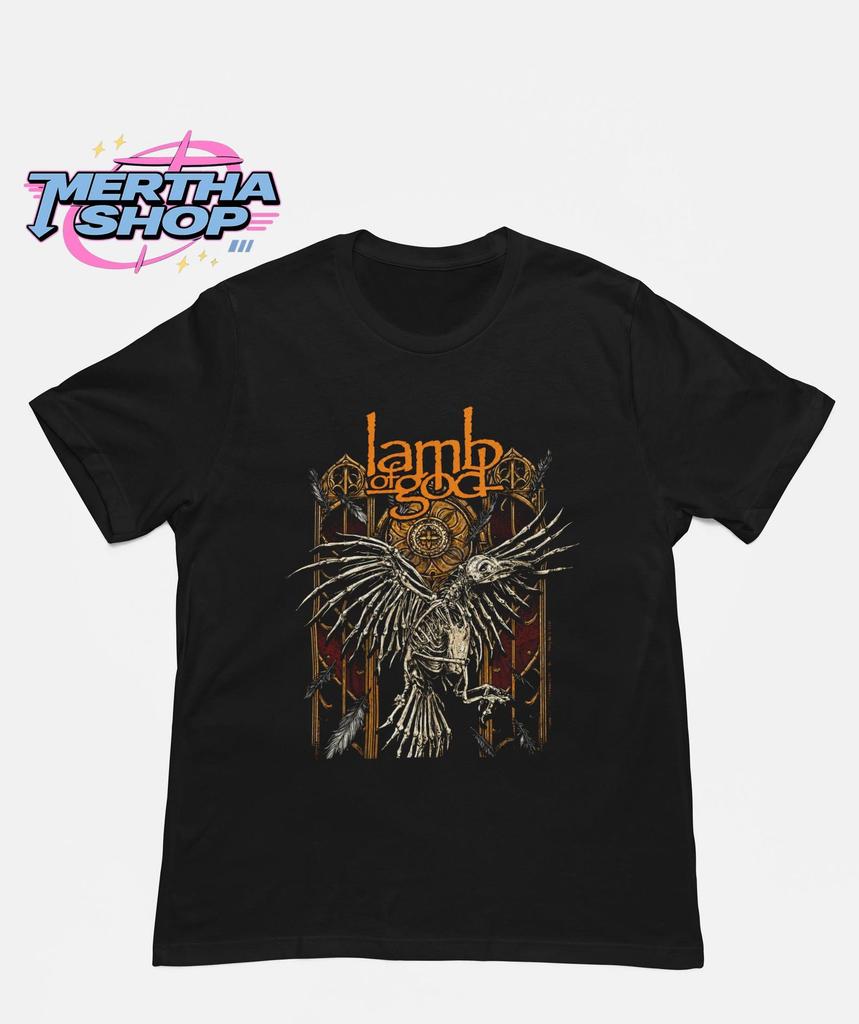 Lamb Of God T-Shirt, Omens Album Tee, Vintage Metalcore Fan Gift, Merch Shirt, Unisex Aparel