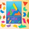 Magnetic Tangram Puzzle - Educational Wooden Toy for Kids Aged 3-8