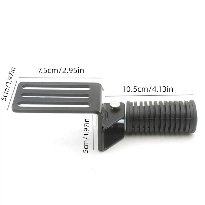 Foldable Metal Motorcycle Foot Pegs 2 Pieces Comfortable Corrosion-resistant Cruise Pedals for Year-round Riding Use