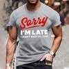 Men'S Fashionable T-Shirt, Street Casual Short Sleeved Clothing