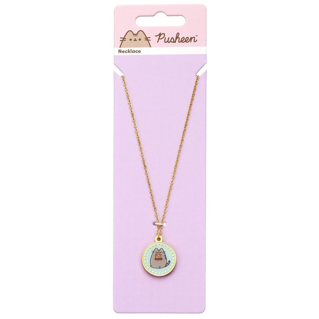 Pusheen the Cat Pizza Necklace