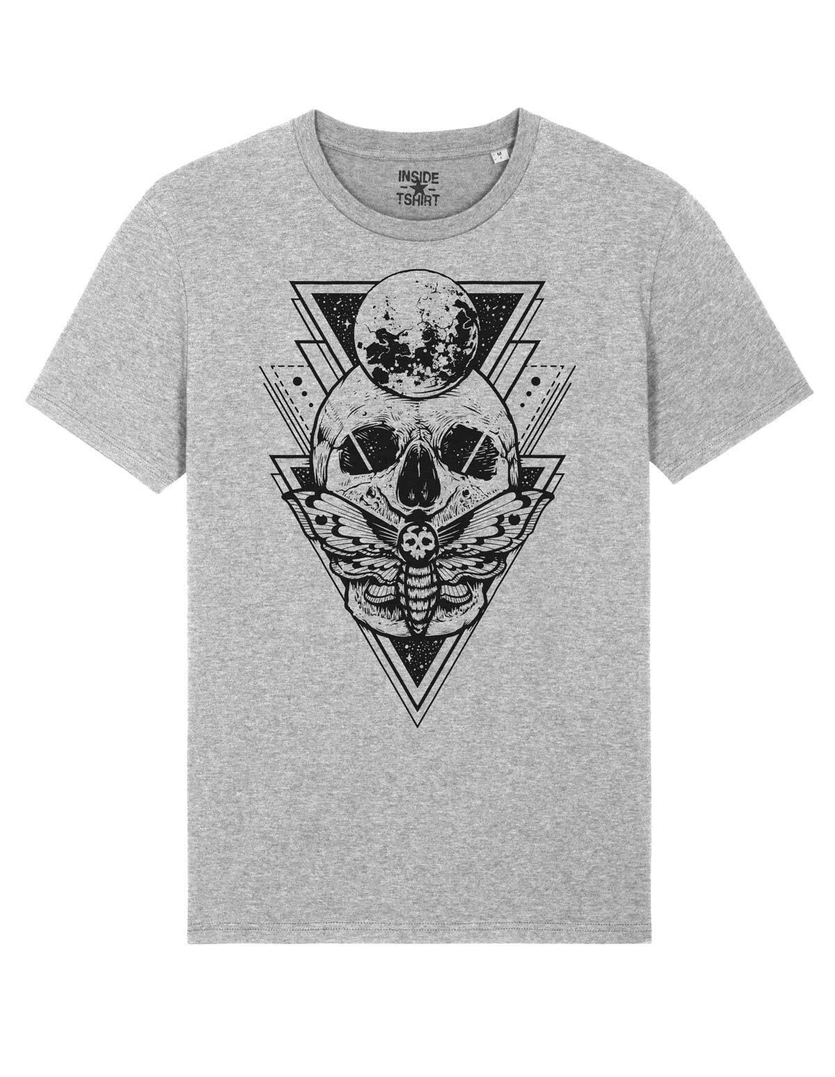 

Skull Tattoo Geometric Skull Triangle Art Tattoo T-Shirt Unisex 2XL
