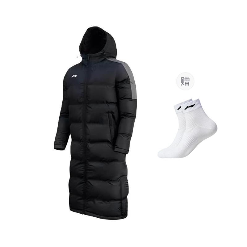 Li Ning Puffer Jacket Unisex Black YFMU009-1