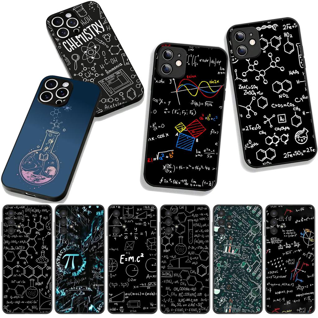 for Samsung Galaxy A36 A17 A26 A07 A35 A54 A53 A13 A33 A34 S9 S20 S21 FE S10 Plus Case Chemistry Science Chemical Maths Equation
