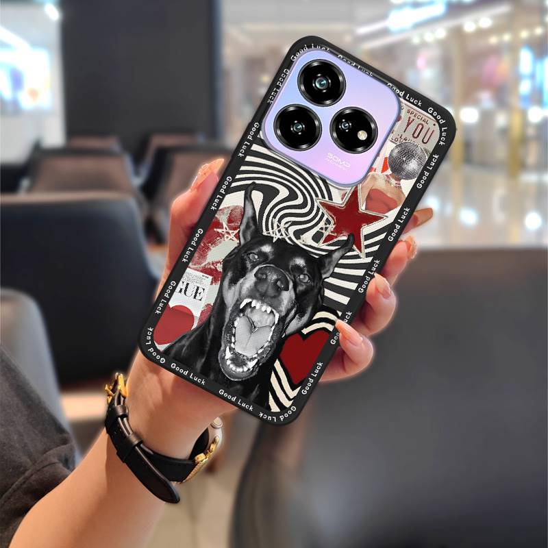 Phone Pouch Silicone Phone Case For ZTE Blade V60 Design/Axon 60 Lite Anti-dust Cartoon Dirt-resistant Anti-knock TPU