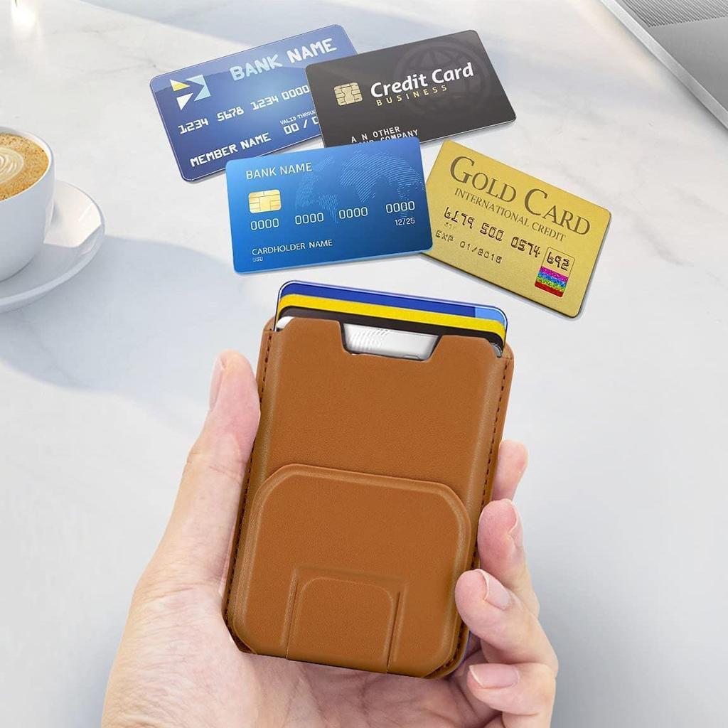 Magsafe Card Bag Magnetic Suction Bracket 12 Suitable for Apple IPhone17promax Mobile Phone Folding Card Bag Bracket