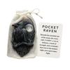 Yousheng Raven Pocket Hug with Positive Card Emotional Support Crow Pocket Token Bird Decoration Inspirational Encouragement Gift