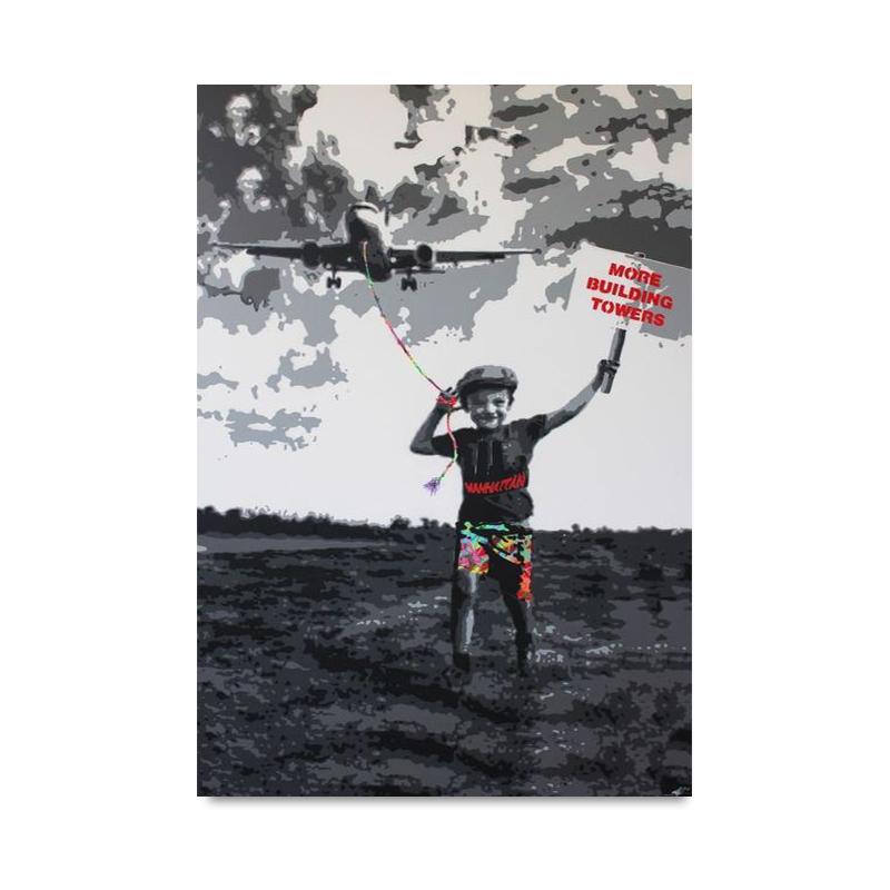 Banks Graffiti Art Canvas Painting Modern Street Pop Art On the Wall Cuadros Pictures for Living Room Home Decoration