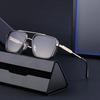 Men Square Metal Sun Glasses Fashion Big Frame Sunglasses Women Retro Sun Glasses Vintage High Quality