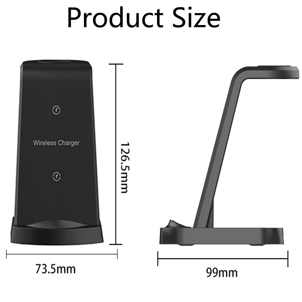 3 in 1 Kabellose Ladestation für iPhone 11/12/13/14/Pro/Max/XR/X/8, iWatch