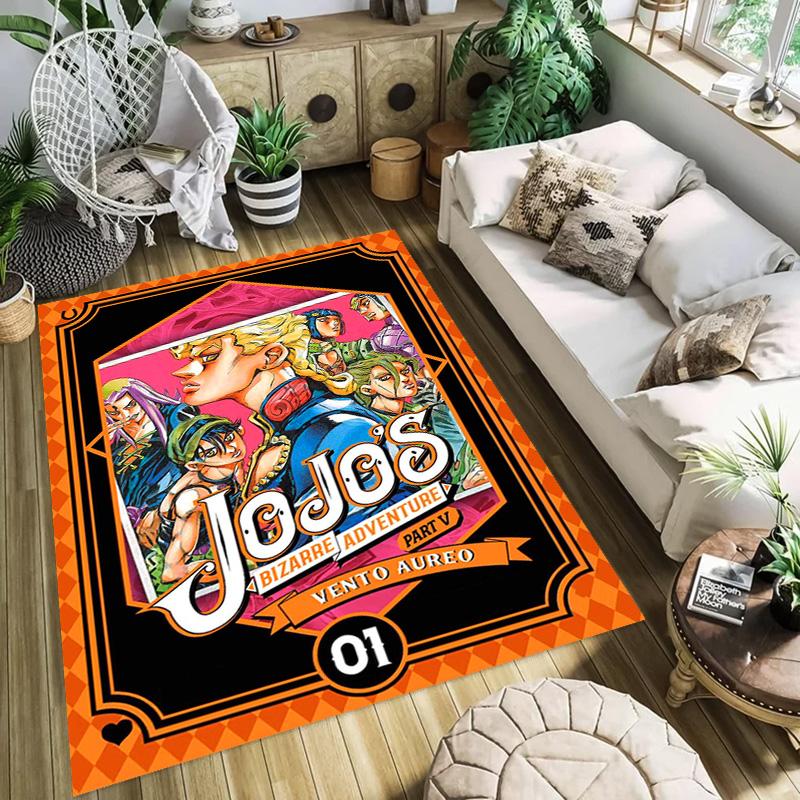 JoJo's Bizarre Adventure: Epic Characters Vibrant Art carpet Living room and bedroom mats printing Christmas gifts Fashion Art