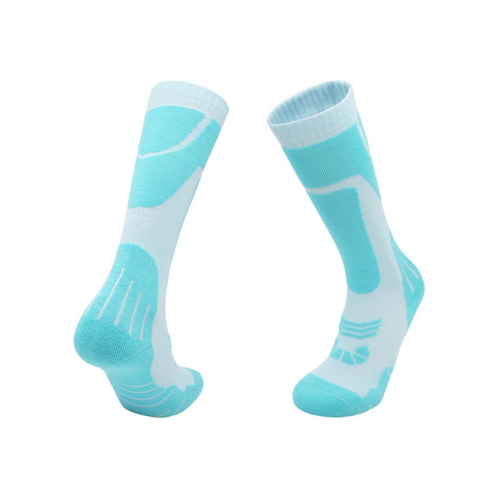 1 Pair Winter Outdoors Tall Tube Ski Socks Men Women Sports Sock High Elastic Multipurpose Hiking Socks For Indoors Outdoors