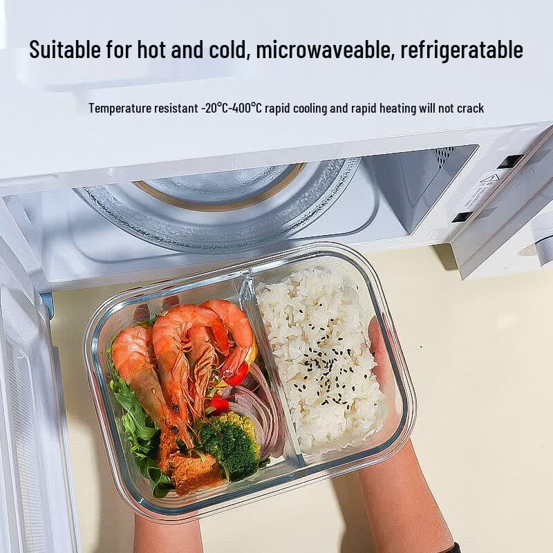 ZISIZ Glass Food Storage Container