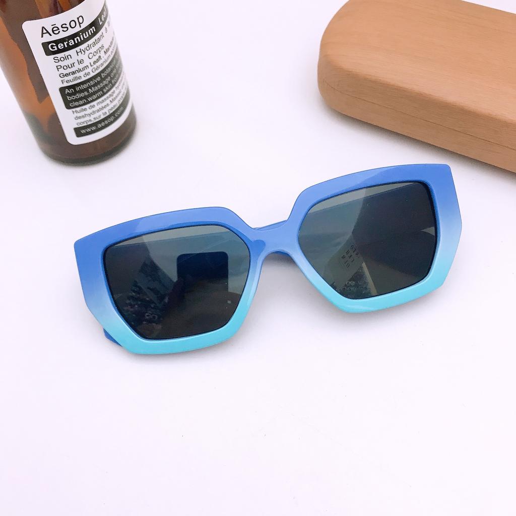 Wind Children'S Retro Box Super Cool Gradual Change Color Sunglasses Trendy Boys And Girls Street Sunshade Sunglasses