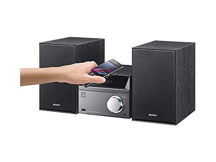 Sony Mini Component FM-kompatibel Silver S Multi-Connect CMT-SBT40 Bluetooth/FM/AM/Wide CMT-SBT40