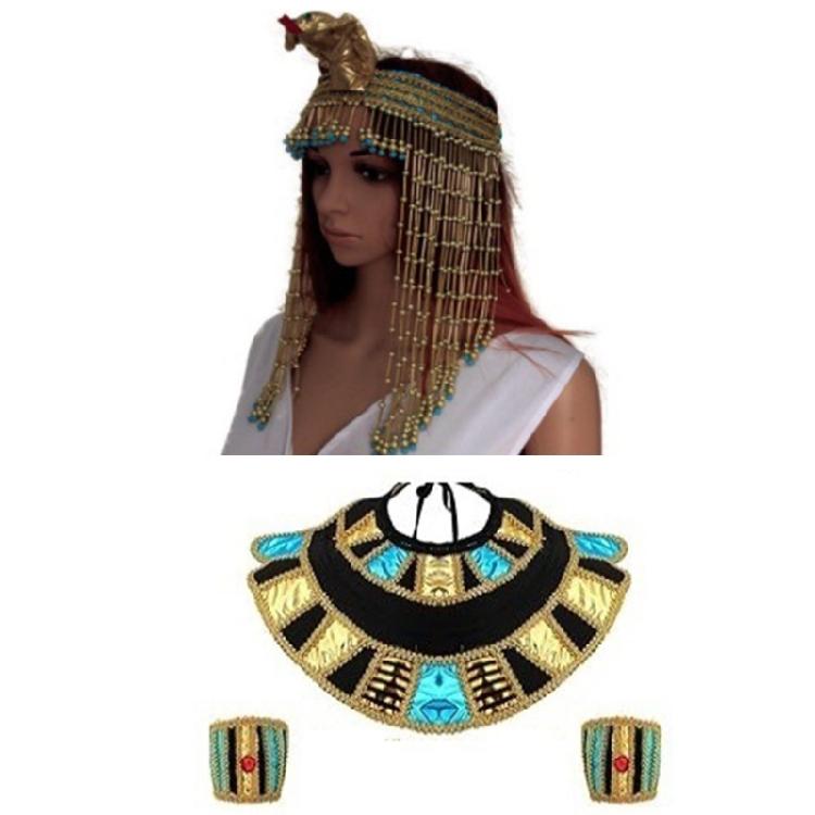 Queen Costume Hairband Cosplay Queen of Egypt for Halloween Cosplay
