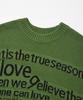 FALLETT Youth Letter Knit Green