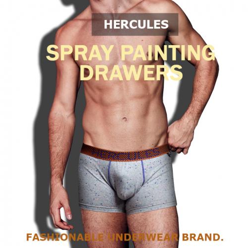 

[Нижнее белье Hercules] Хлопок с добавлением спандекса с принтом, плавки HB2DR305M [Отправка из Кореи] 100% Оригинал 95