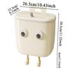 Kitchen Trash Can Trash Bin With Lid Cute Waste Basket With Eyes And Legs Decoration For Wall Under Sink Bedroom RV Bathroom