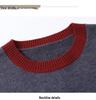 2025 Spring/Autumn Color Block Knit Women's Long Sleeve Sweater Jumper