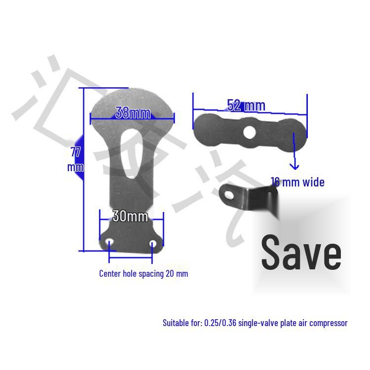 Air Compressor Accessories: Asbestos Paper and Steel Cylinder Gaskets, Inflation Pump Valve Sheet